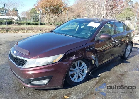 2012 Kia Optima Ex z USA, uszkodzony, nr VIN 5XXGN4A70CG086576